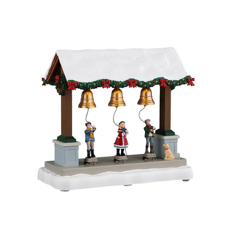 Christmas Bells Are Ringing, B/O (4.5V excl. Adaptor) Lemax Christmas Village Table Accent Lemax