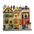 Christmas On Victoria Street, B/O (4.5V) Lemax Christmas Village Facade Lemax