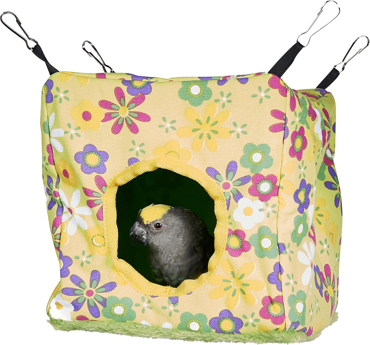 Sky Pets Flowered Cube Small Bird Hideaway Sky Pets