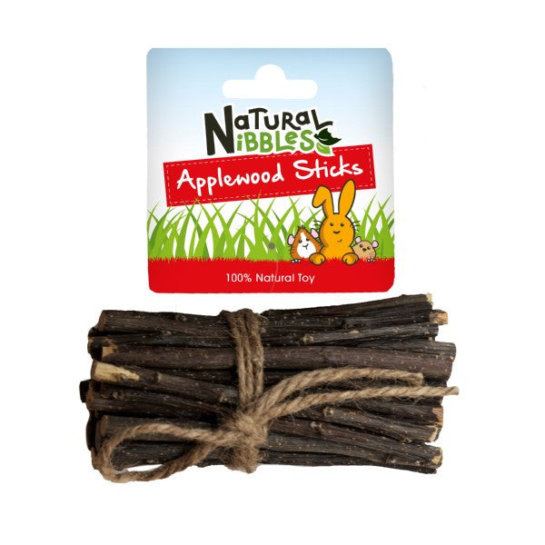 Natural Nibbles Applewood Sticks for Rabbits & Small Animals Pedigree Wholesale Limited