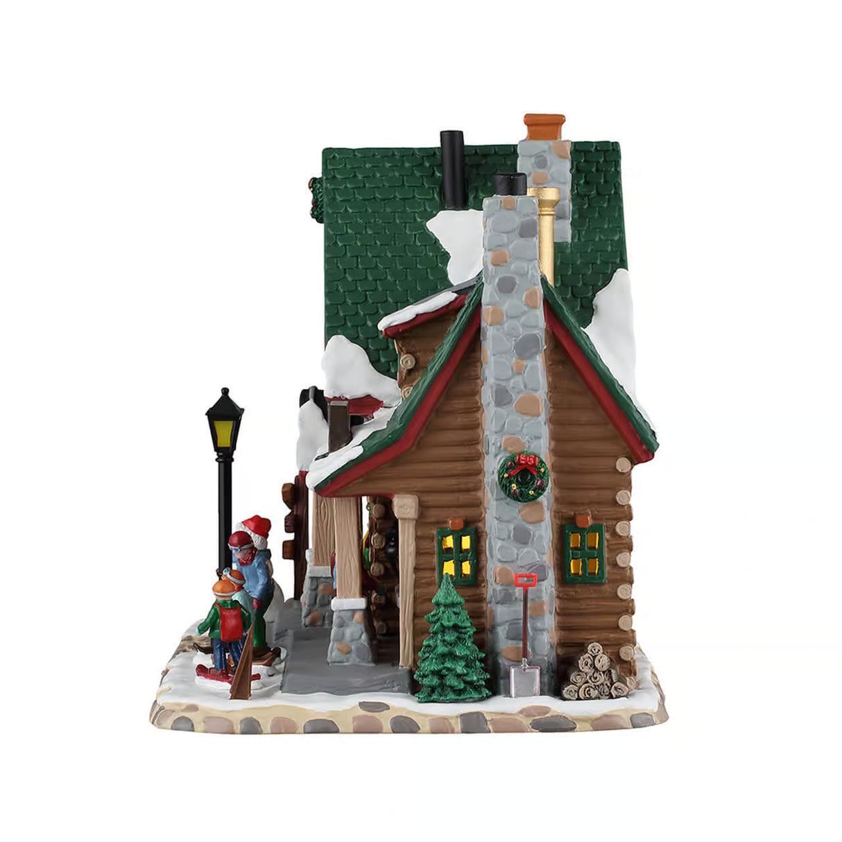 Alpine Adventures Ski School Lemax Christmas Village Illuminated Building Lemax Christmas Village