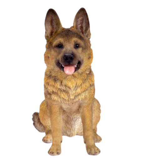 Alsatian Real Life Resin Ornament by Vivid Arts Vivid Arts