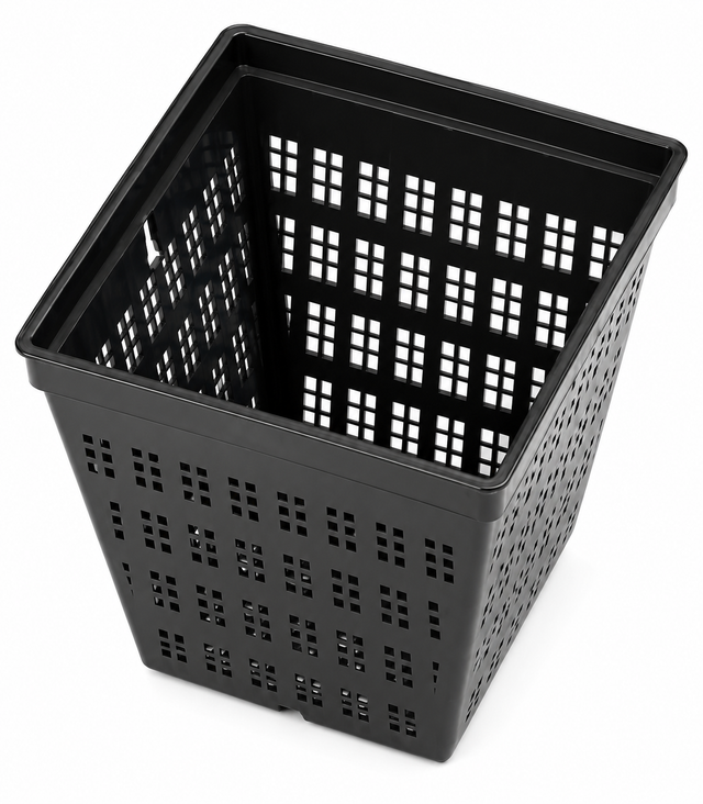 Aquatic Planting Basket with Fine Mesh (11cm x 11cm) - Heavy Duty Pond Pot Beaver Plants Ltd