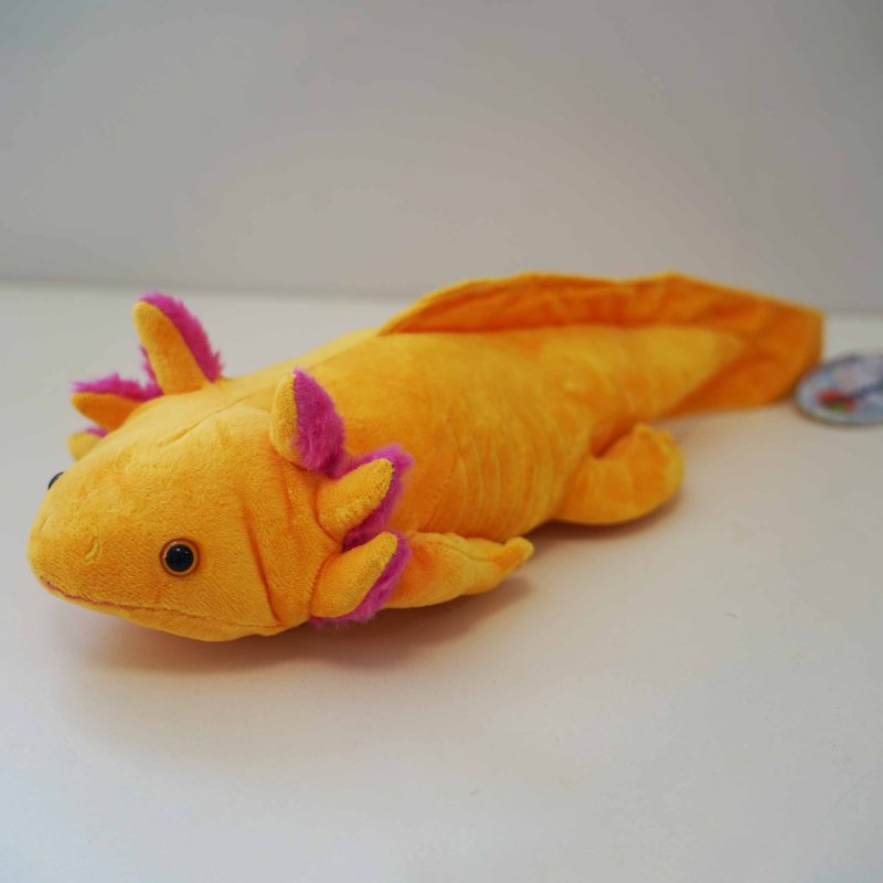 Axolotl Yellow Plushie 30cm J & K Aquatics Ltd