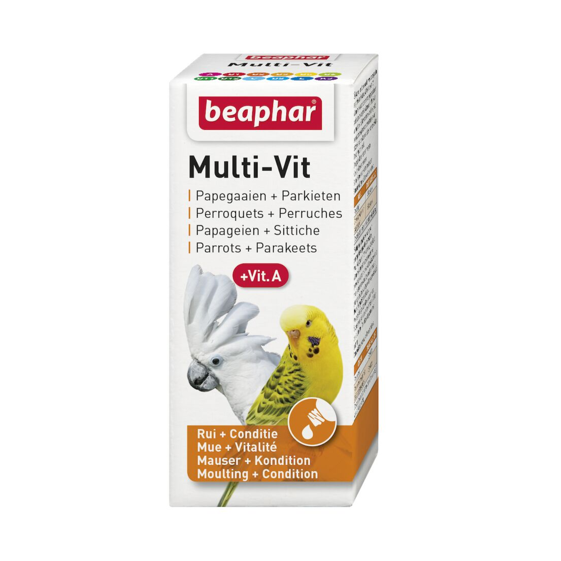 Beaphar Multi-Vit for Parrots & Parakeets Liquid Vitamin Supplement