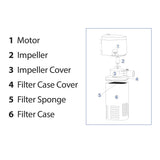 Betta 600 Internal Filter – Easy-Clean Aquarium Filter