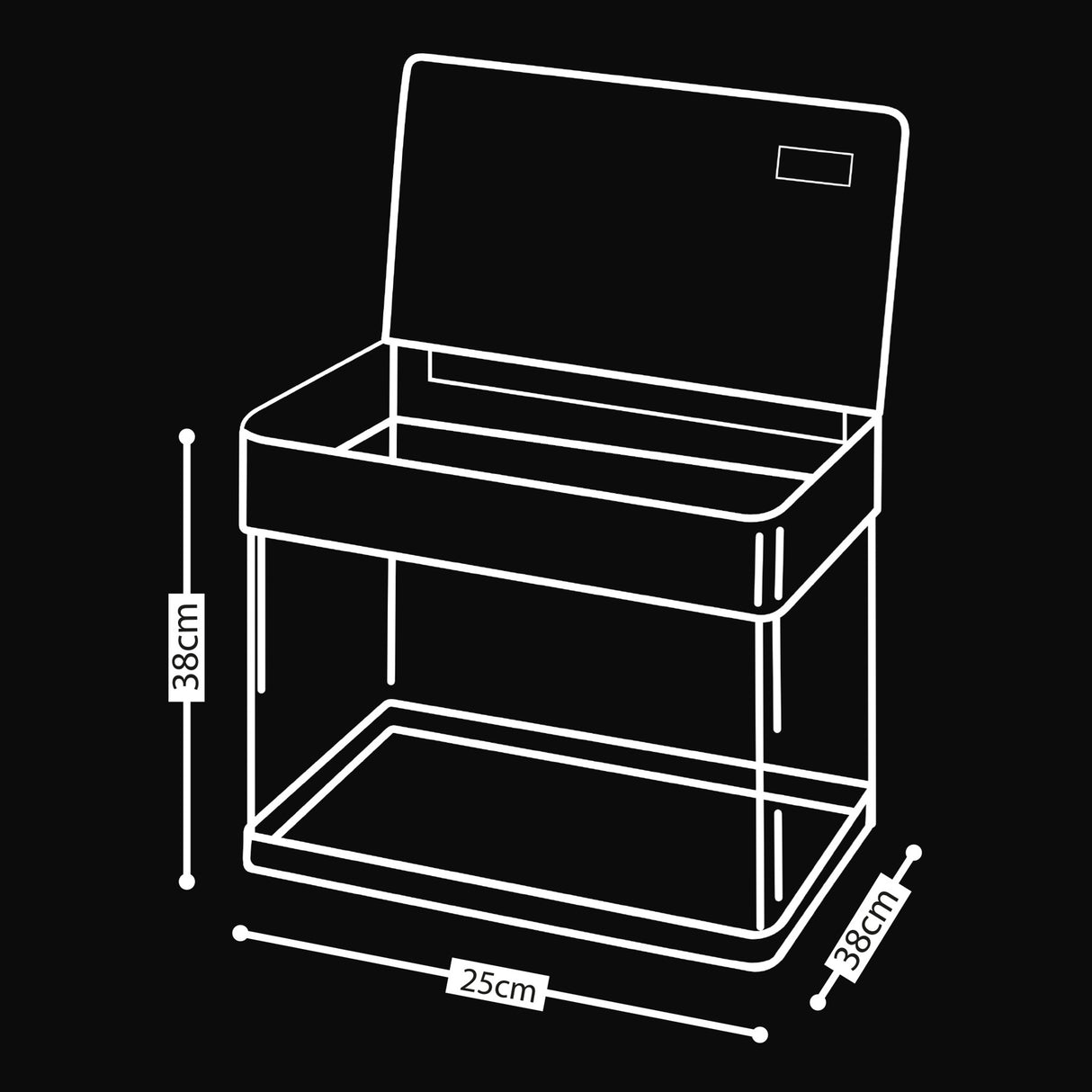 Betta Choice Lifespace View 30L Aquarium - Black