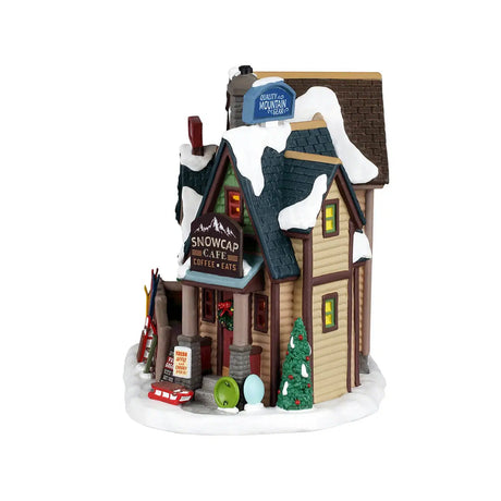 Bighorn Peak Mountain Sports Snow Gear Lemax Christmas Village Illuminated Building Lemax