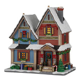 Carol Residence Lemax Christmas Village Illuminated Building Lemax