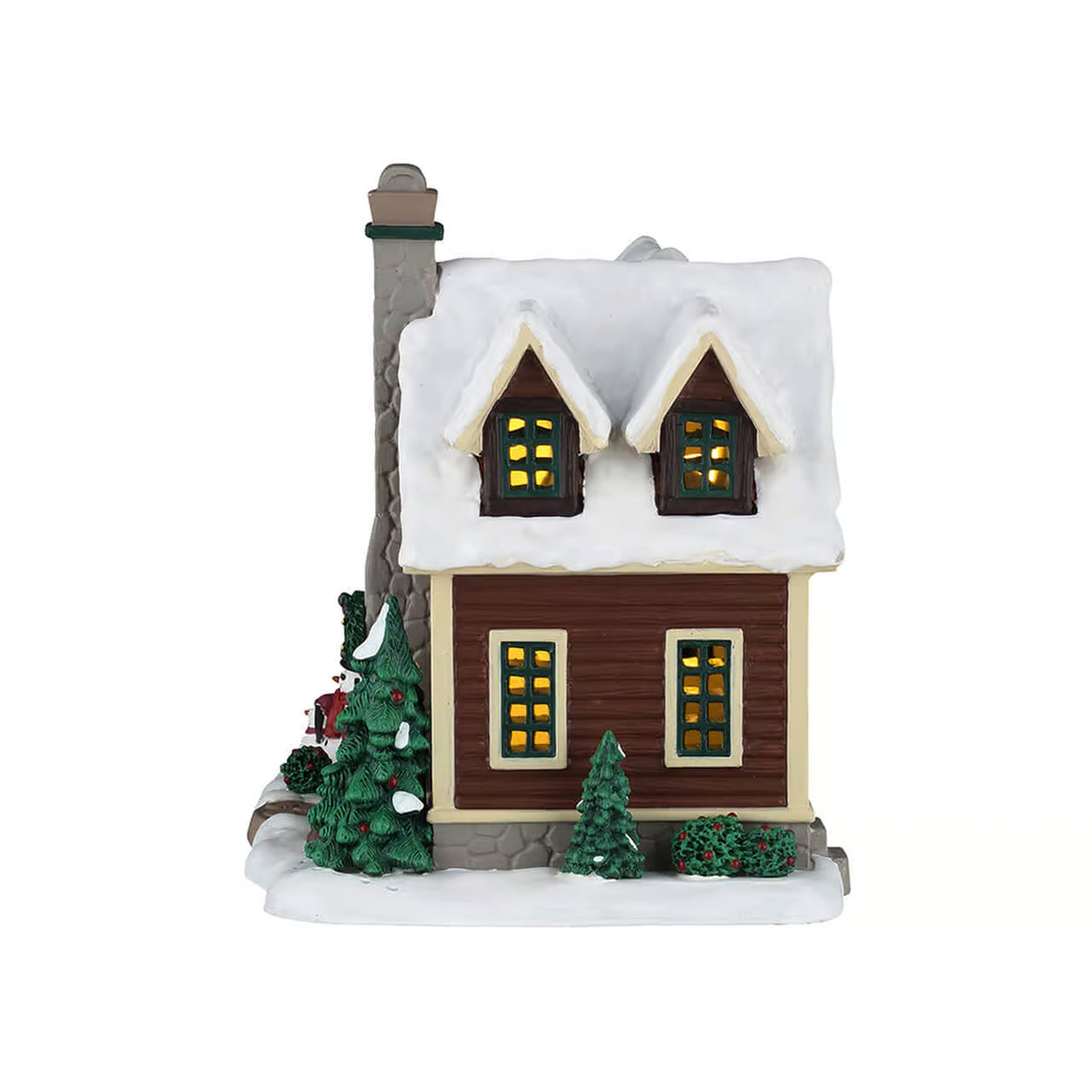 Cosy Forest Cabin Lemax Christmas Village Illuminated Building Lemax