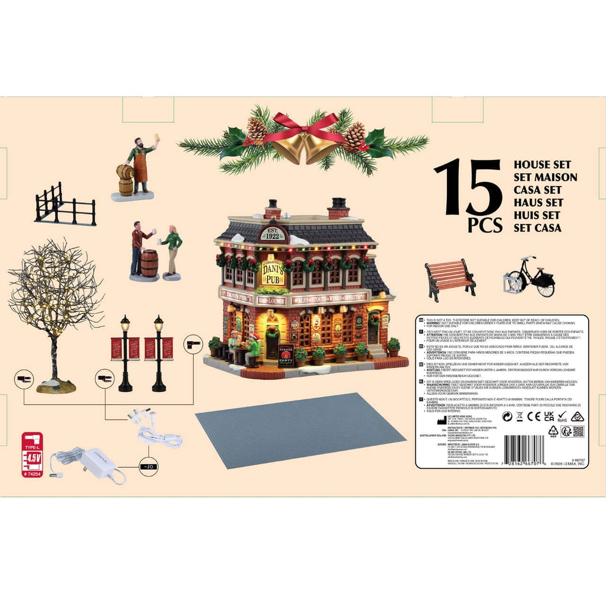 Dani's Pub Set Lemax Christmas Village Lemax Christmas Village