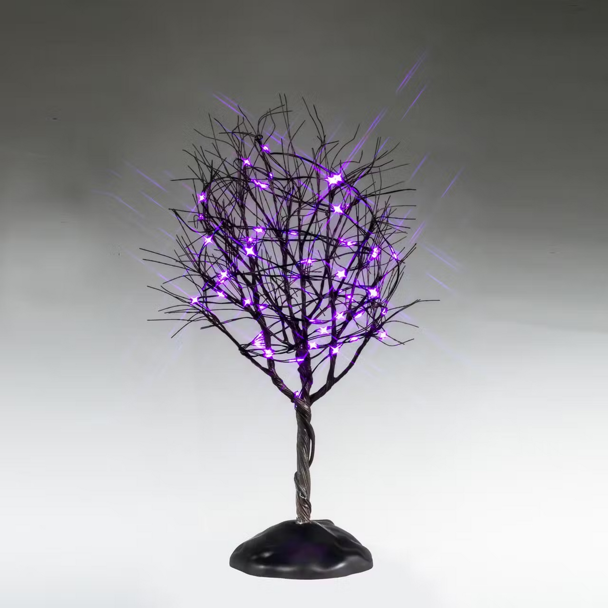 Dry Tree With Purple Lights B/O (4.5V) Lemax Spooky Town Tree
