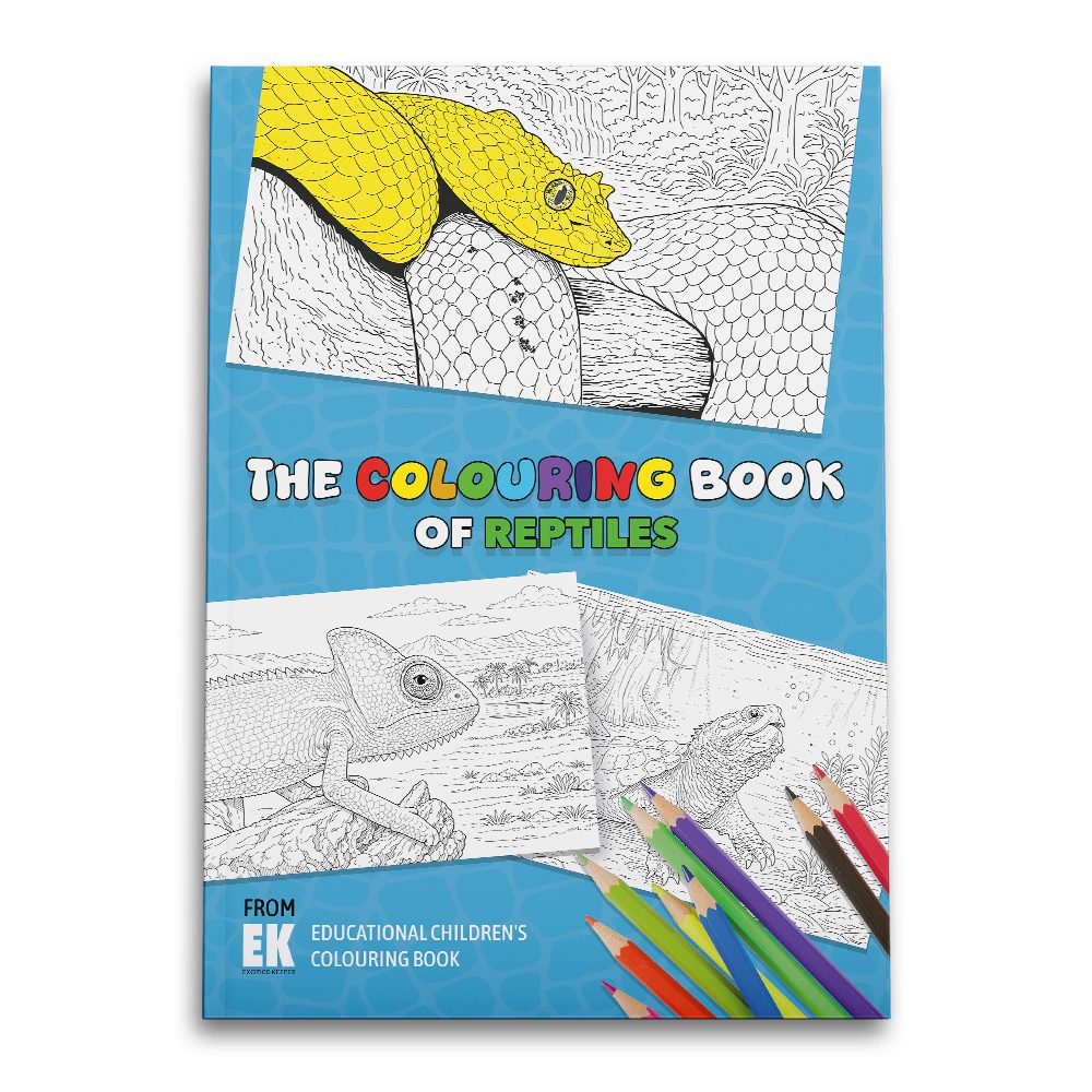 Exotics Keeper The Colouring Book of Reptiles Peregrine Livefoods Ltd