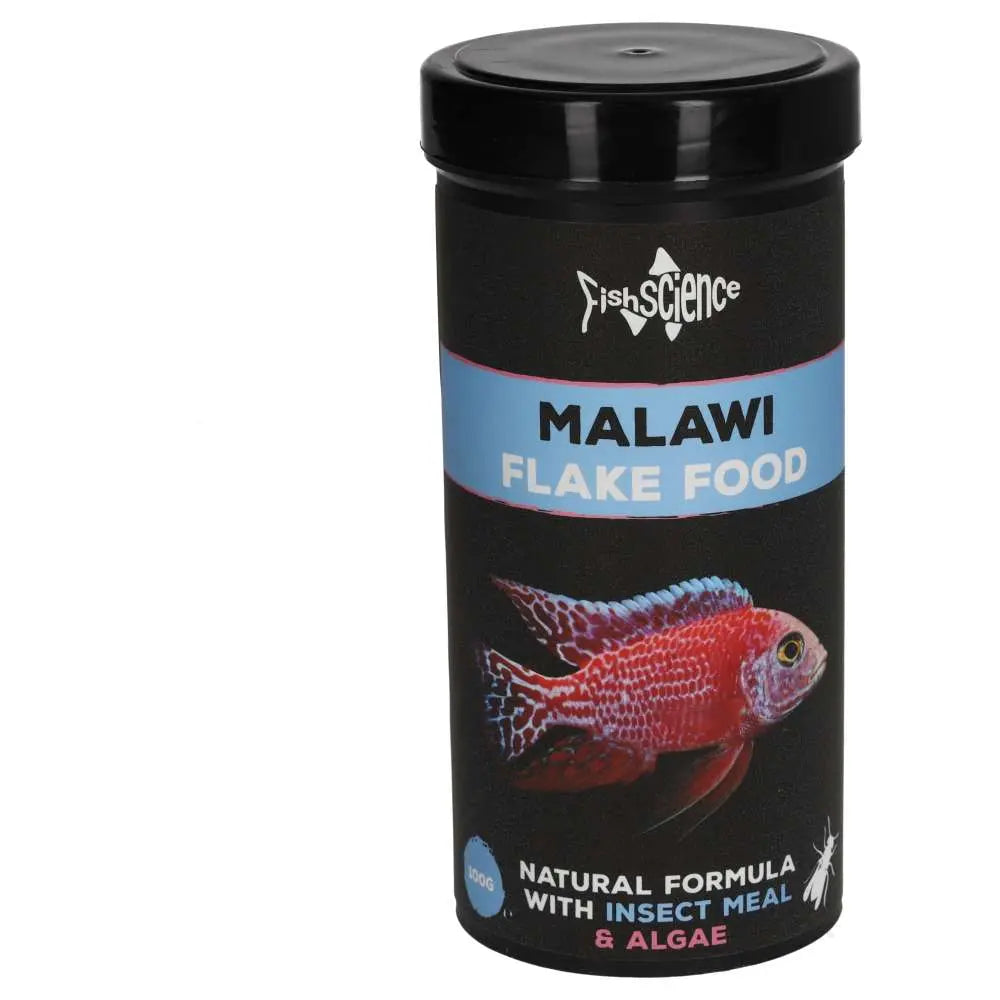 FishScience Malawi Flake 100g – Algae-Based Cichlid Food Fishscience Ltd