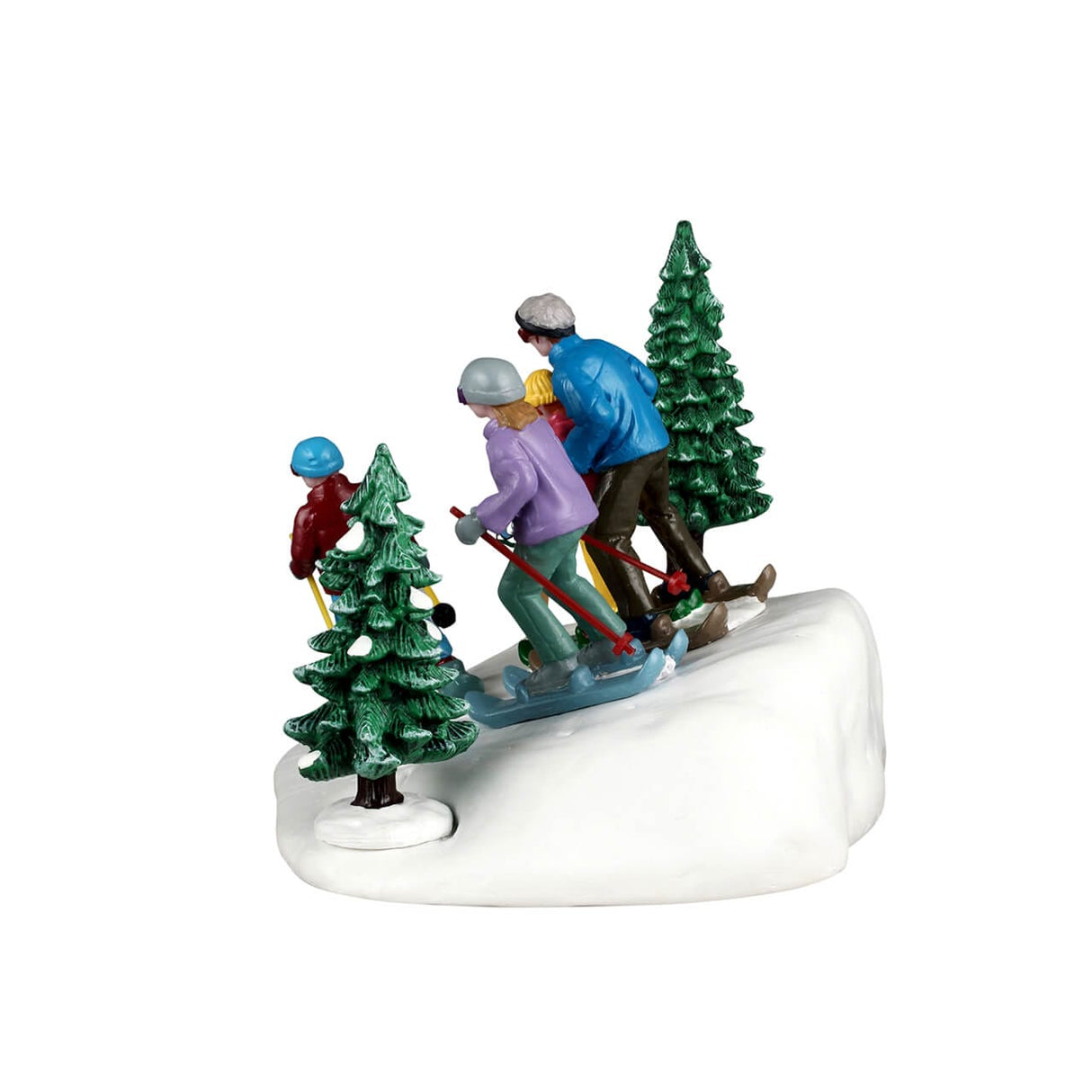 Family Ski Day Lemax Christmas Village Figurine Lemax