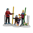 Family Ski Day Set Of 3 Lemax Christmas Village Figurines Lemax