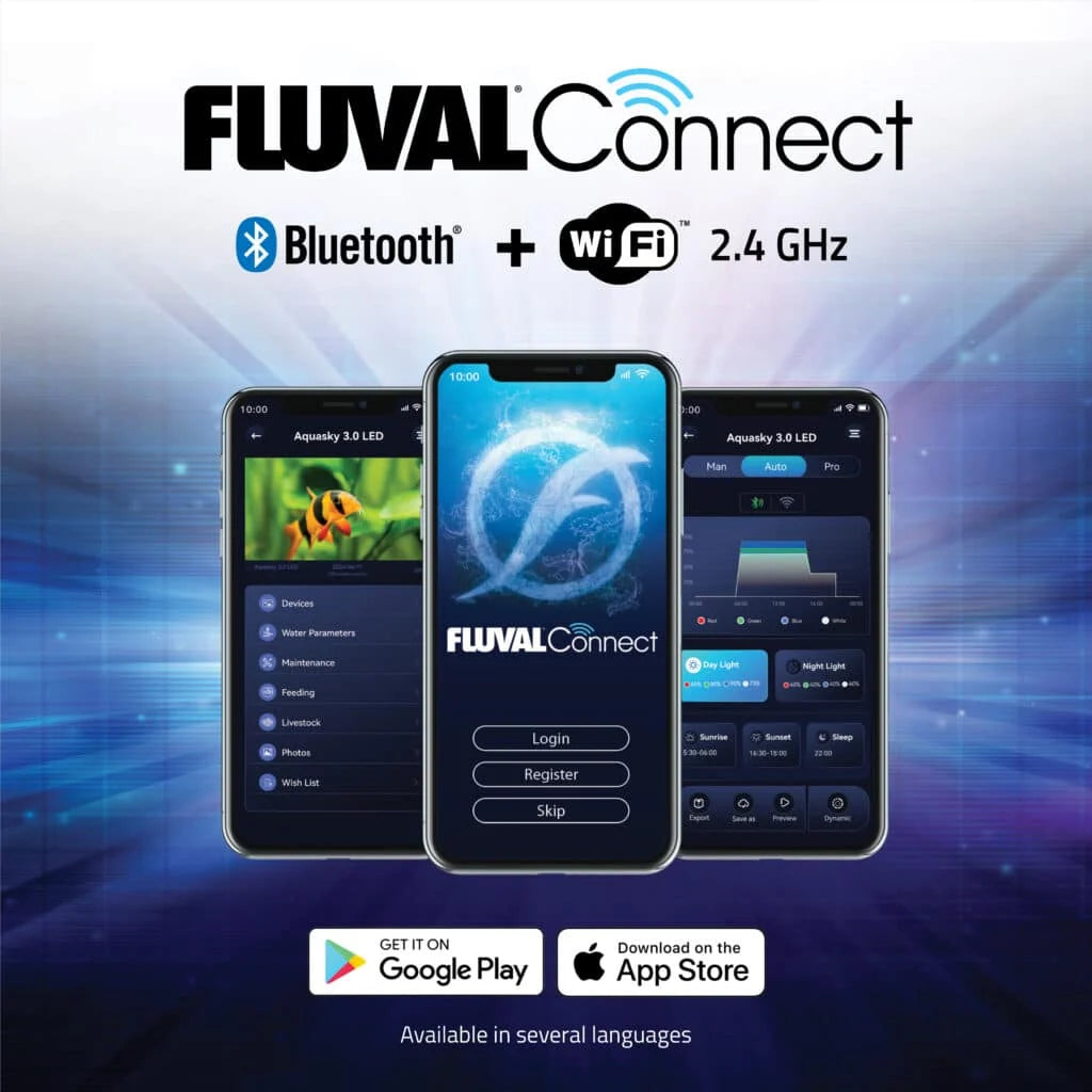 Fluval Aquasky 3.0 LED with Wifi & Bluetooth 33W 115-146 cm