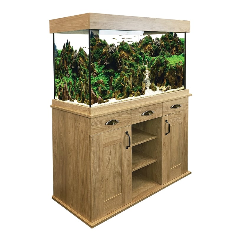 Fluval Shaker 252L Tank & Cabinet Hampshire Oak