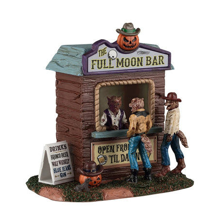 FULL MOON BAR Lemax Spooky Town
