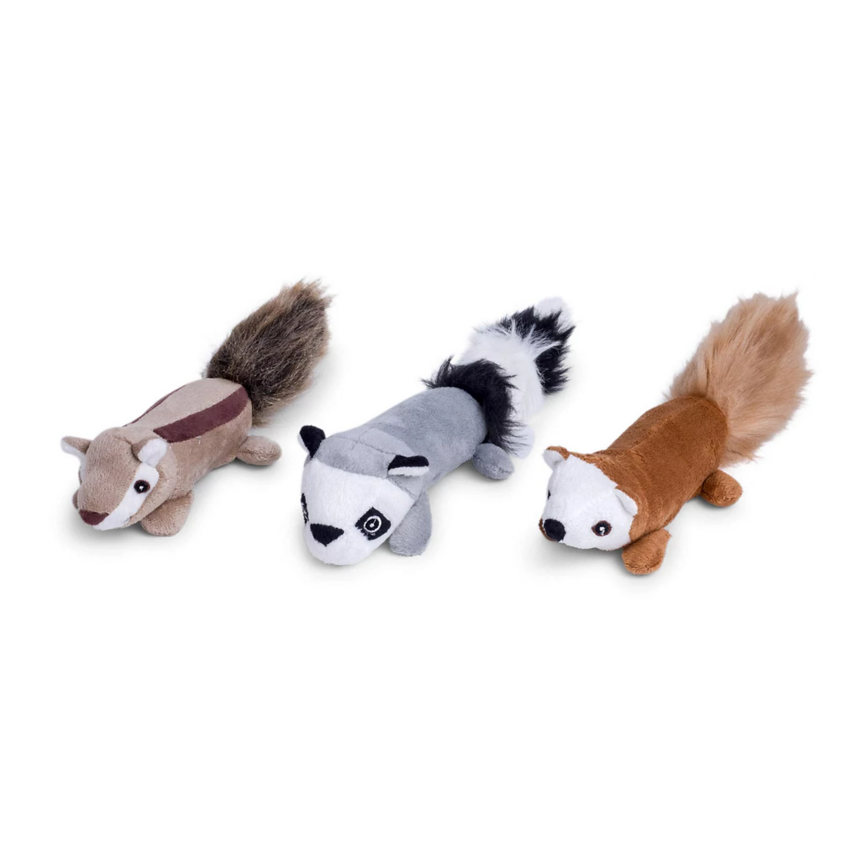 Furry Sticks Plush Dog Toy Small