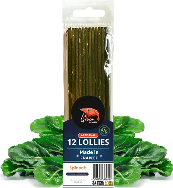 Gioia Shrimp Lollies Organic Spinach - 12 Lollies