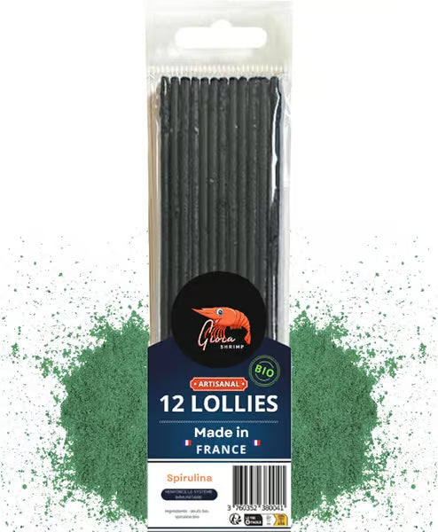 Gioia Shrimp Lollies Organic Spirulina - 12 Lollies