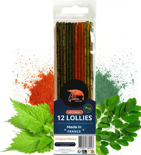 Gioia Shrimp Lollies Original Mixed - 12 Lollies