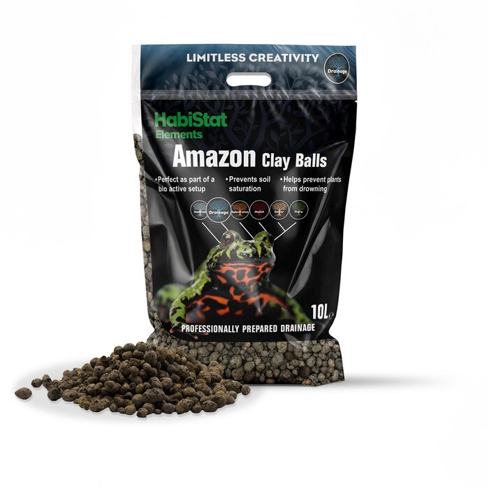 HabiStat Amazon Clay Balls 10 Litres Habistat