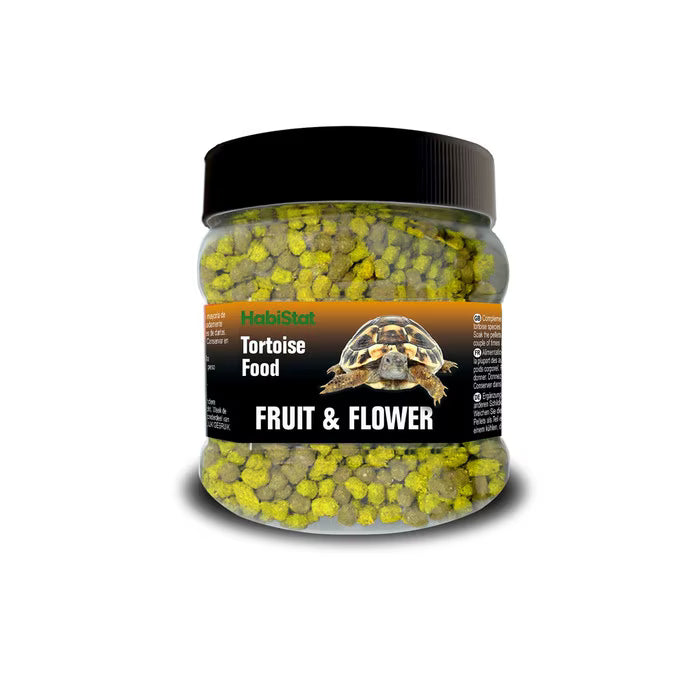 HabiStat Tortoise Food Fruit & Flower 200g – Natural Feed Arcadia/Monkfield Nutrition