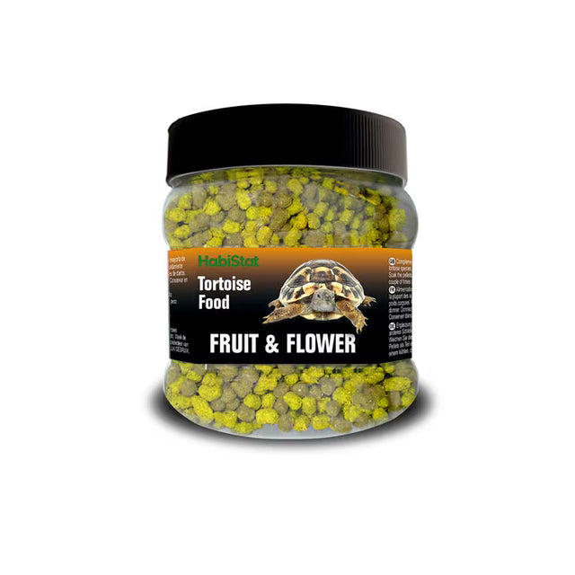 HabiStat Tortoise Food Fruit & Flower 200g – Natural Feed Arcadia/Monkfield Nutrition