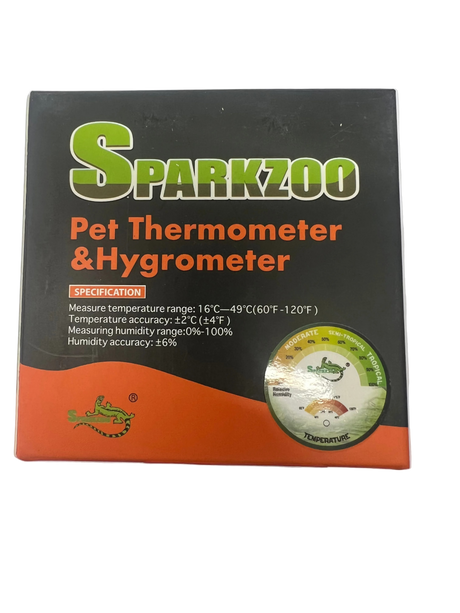 Pet Thermometer & Hygrometer Round Swallow Aquatics