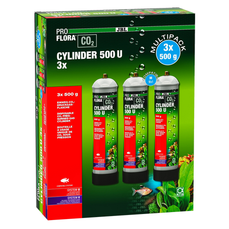 JBL PROFLORA CO2 CYLINDER 500 U 3x Jbl Gmbh & Co