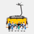 Jägerndorfer 6-Piece Sitting Skiers Set – 1:32 Scale Miniature Figures for Chairlifts & Cable Cars Mill Race Garden Centre