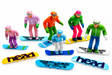 Jägerndorfer 6-Piece Standing Boarders Set – 1:32 Scale Miniature Figures for Mountain Displays Jagerndorfer