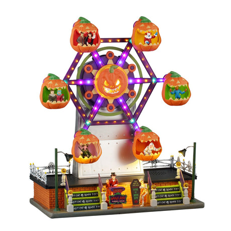 JUMPING JACKS FERRIS WHEEL, WITH 4.5V ADAPTOR Lemax Spooky Town