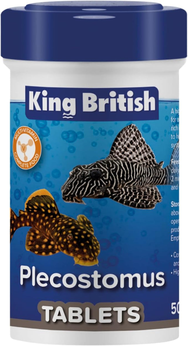 King British Plecostomus Food Tablets 50g King British