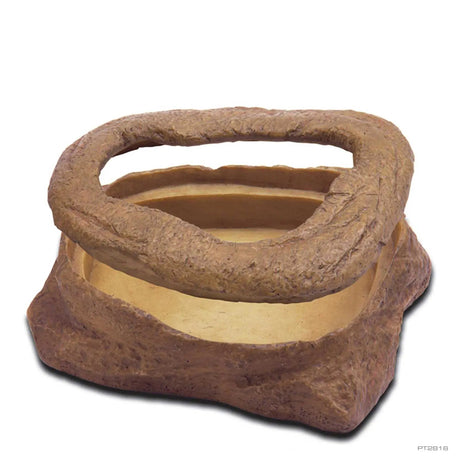 Exo Terra Mealworm Feeder Dish – Escape-Proof Feeding Bowl for Reptiles Exo Terra