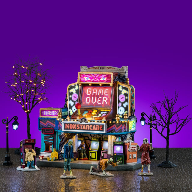 MONSTARCADE SET Lemax Spooky Town