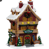 Mountain View Hotel Lemax Christmas Village Illuminated Building Lemax Christmas Village