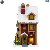Mountain View Hotel Lemax Christmas Village Illuminated Building Lemax