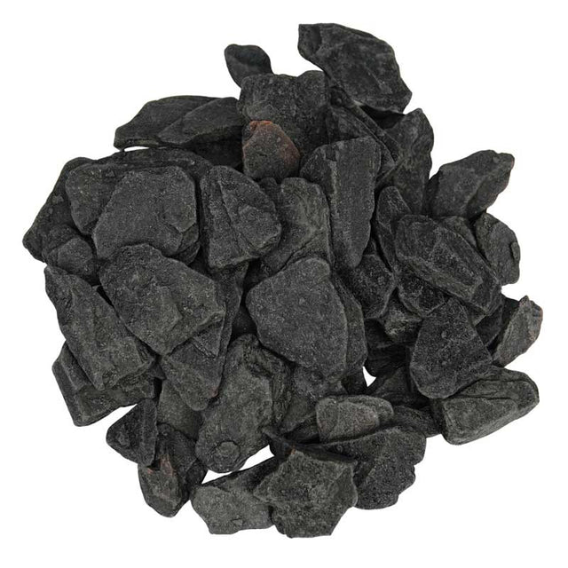 My Village Black Slate Pieces – 370 ml Tub Natural Stone Landscaping Accent (SKU MYD101) Mill Race Garden Centre