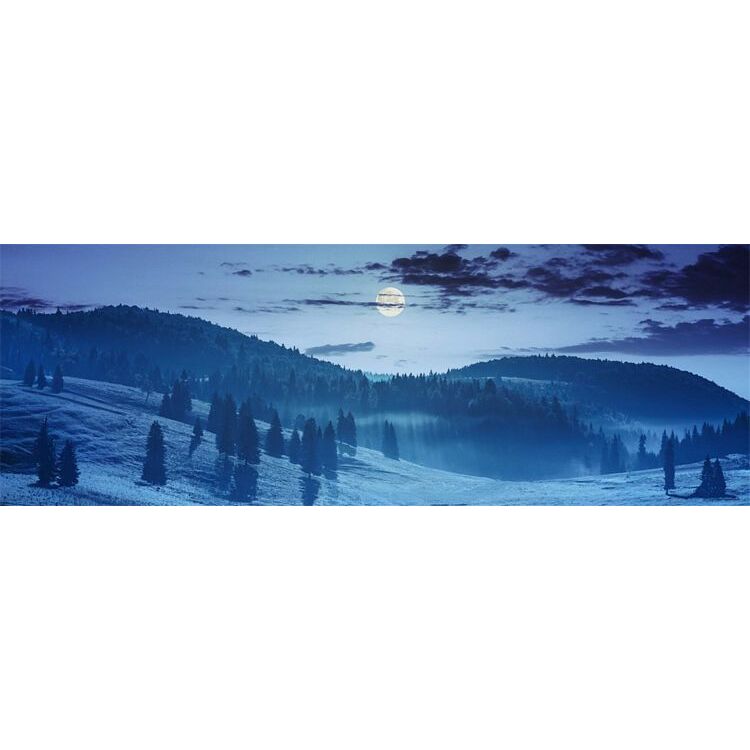 My Village Double-Sided Background – Reversible Mountain Landscape & Spooky Backdrop (100 × 35 cm) | MYP36 Mill Race Garden Centre