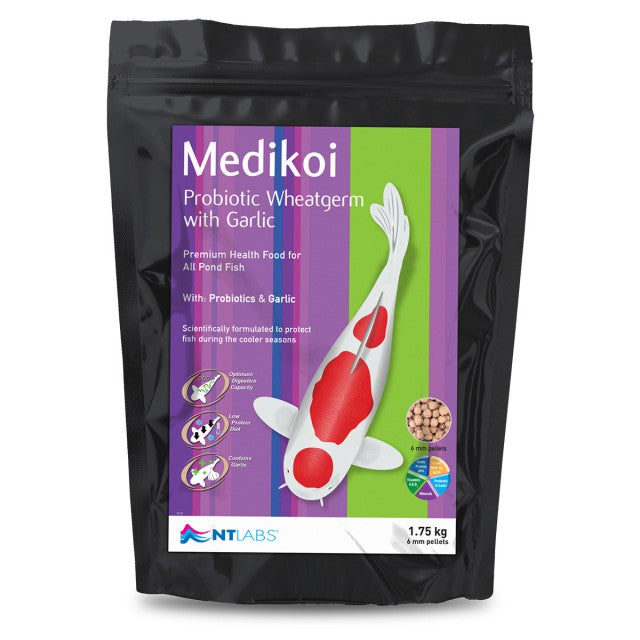 NT Labs MediKoi Probiotic Wheatgerm with Garlic 3mm 1.75kg