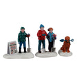 Neighbourhood Snow Shovelers Set Of 3 Lemax Christmas Village Figurines Lemax