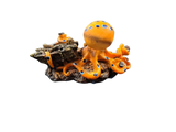 Orange Octopus Aquarium Ornament