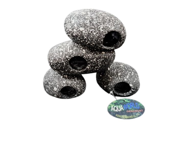 Pebble Stack Hide Large Aquarium Ornament