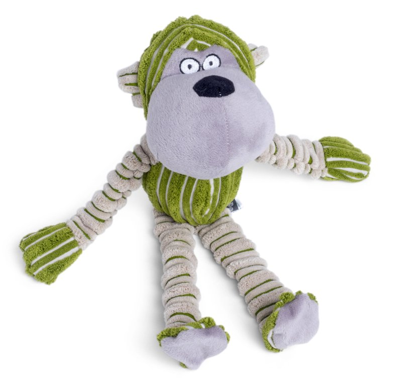 Petface Buddies Chubby Chimp Plush Dog Toy