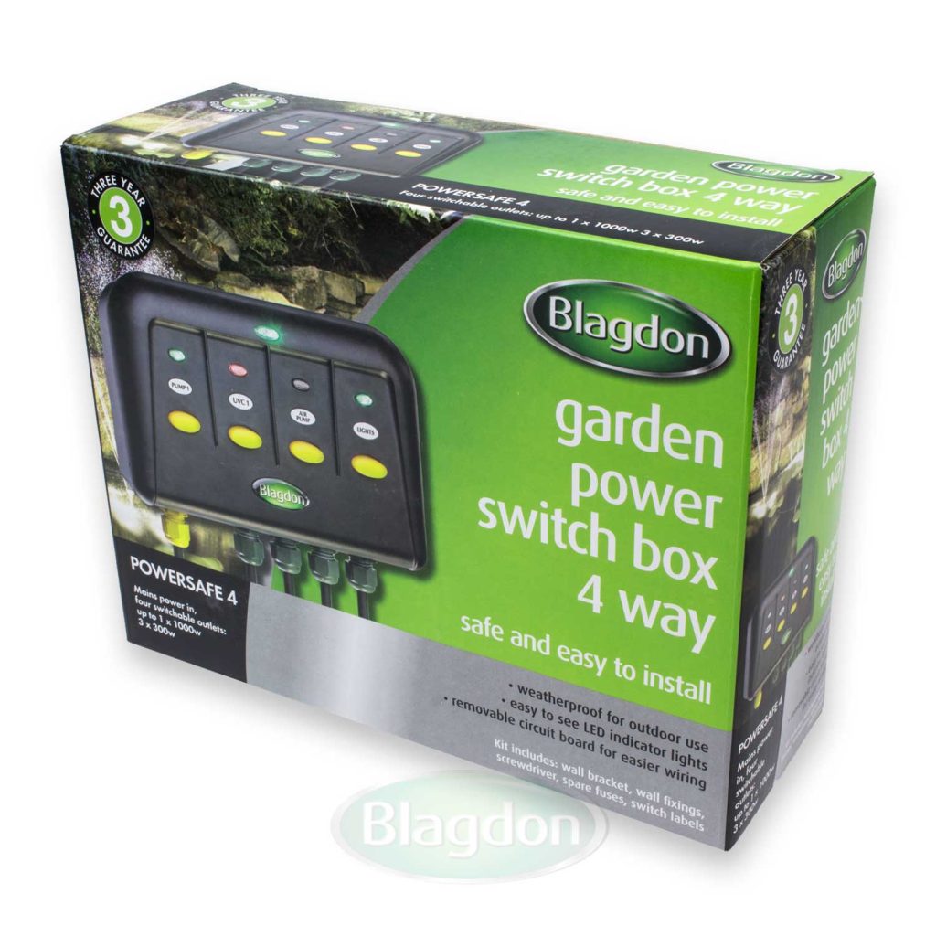 Blagdon Powersafe Switchbox – Four way Outlet ALF Ltd