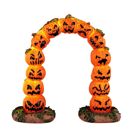 PUMPKIN ARCH, B/O (4.5V) Lemax Spooky Town