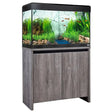 Fluval Roma 125 Aquarium Set Black Aquarium / Grey Oak Cabinet Fluval